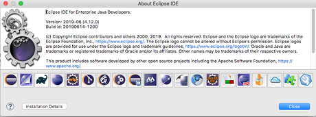 Quicktest der neuen Eclipse 2019-06 IDE – alt=