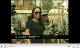 Angelina Jolie besucht verletzte US-Soldaten in Ramstein
