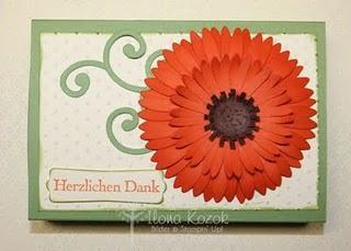 Matchbox - Schachtel mit Gerbera