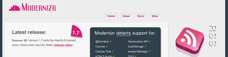 modernizr1 Frameworks, Tools und Templates