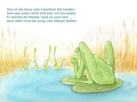 Bill Sanders – Eine schöne Kindergeschichte über einen Frosch der anders ist