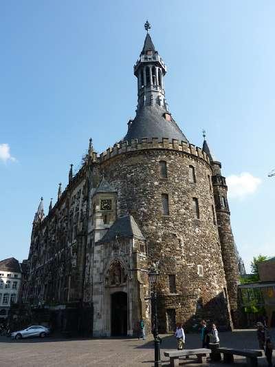 Das Rathaus in Aachen
