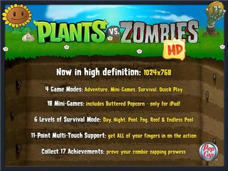 Plants vs. Zombies – Es gibt kaum ein cooleres Gelegenheitsspiel auf dem iPad
