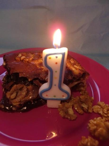 Monster Klitsche-Brownies zum 1. Blog-Geburtstag!