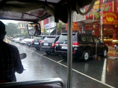 Regenfahrt im Tuktuk.