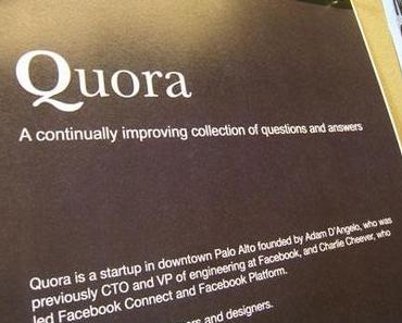 Von den Erfindern von Facebook kommt jetzt Quora