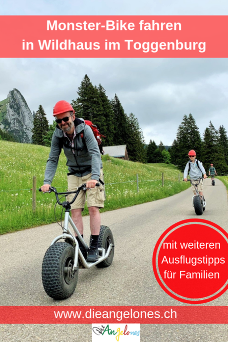 Familienferien im Toggenburg: Monsterbike fahren in Wildhaus