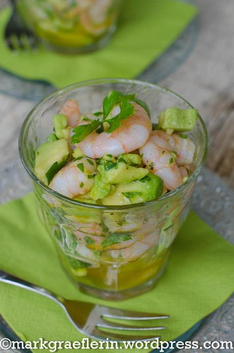Mein Mann kann: Avocado-Tatar mit Garnelen im Glas – (Mitt-)Sommerküche