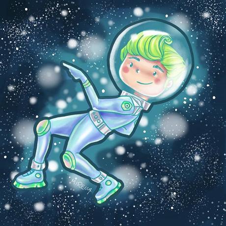 Das Astronaute Mädchen hat einen Freund bekommen nach dem Wunsch von @3fachfrein_stoffe_ebooks 🤗 Kommt echt selten vor dass ich mal Kerle male🙈 . . #galaxy_fanfan #spaceboy #astronaut #illustration #stars #cuteboy #instaart #digitaleillustration #erfol...