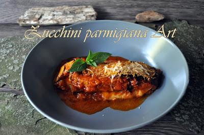Zucchini parmigiana Art