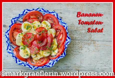 Bananen-Salat mit Tomaten
