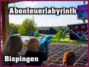 Abenteuerlabyrinth in Bispingen, Lüneburger Heide. Tagesausflug in den Irrgarten, Hobbyfamilie Hobby, Freizeit und Lifestyle Blog