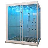 Home Deluxe Design XL Duschtempel, inkl. Dampfdusche