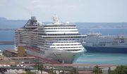 Palma, einer der am stärksten durch Kreuzfahrtschiffe verschmutzten Häfen Europas