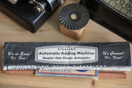 Adding Machine Pencil Case