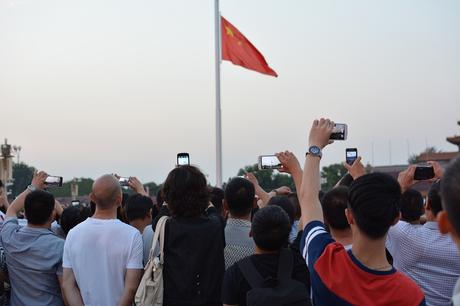 flaggen zeremonie peking