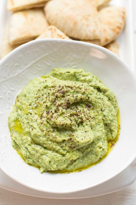 Grüner Hummus – Dicke Bohnen Dip