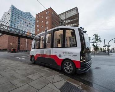Hamburg fährt autonom: Hochbahn startet ersten selbstfahrenden Bus in der Hafenstadt