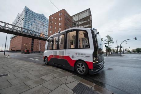 Hamburg fährt autonom: Hochbahn startet ersten selbstfahrenden Bus in der Hafenstadt