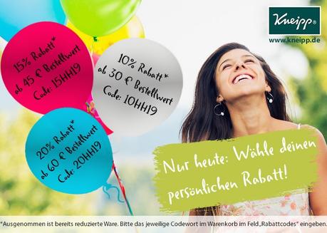 Kneipp – Aktion zum Happiness Happens Day