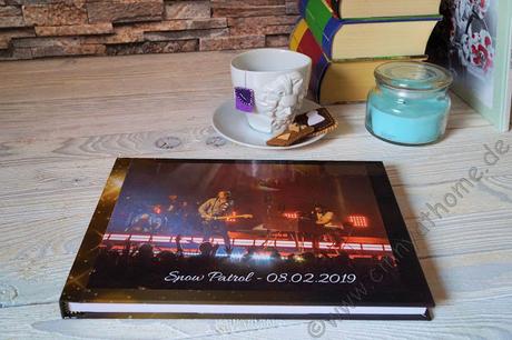 Die Erinnerungen an das Snow Patrol Konzert können wir nun jeden Tag anschauen #ilFotoalbum #Fotobuch #Konzert