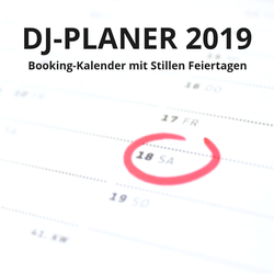 DJ Planer 2019: Party-Kalender mit stillen Feiertagen