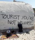 Tourismus-feindliche Parolen in es Trenc