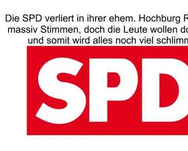 Die SPD verliert auch in ihrer ehem. Hochburg Ruhrgebiet, doch mit GRÜN wird alles noch viel schlimmer