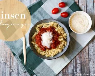 Rezept - Linsen Bolognese {A modern way to cook} | The Nina Edition