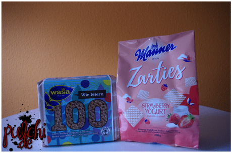 Wasa 100 || Manner Zarties Strawberry Yogurt