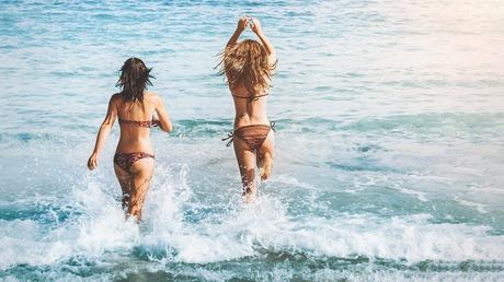 Schwimmen im Meer