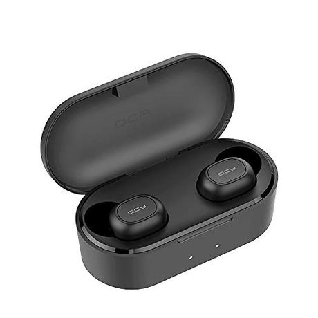 Bluetooth Kopfhörer, QCY T2C Kopfhörer Kabellos Bluetooth 5.0 in ear Headset True Wireless Stereo-Minikopfhörer Sport Earbuds mit Ladekästchen und Integriertem Mikrofon für iPhone Samsung Huawei