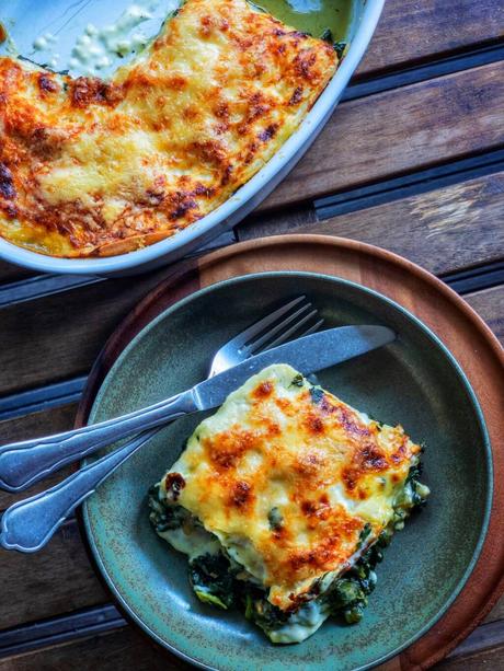 Spinat-Mangold-Lasagne