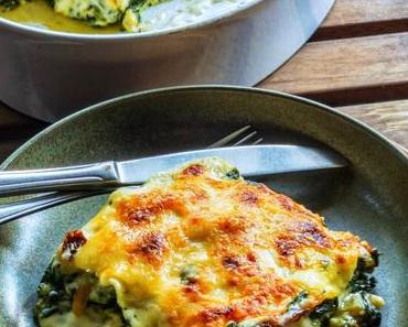 Spinat-Mangold-Lasagne