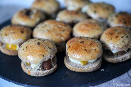 Mini Slider mit Schweinefilet