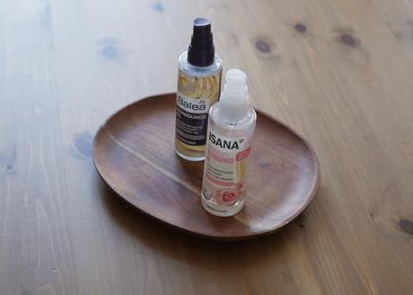Isana Reinigungsöl auf Holz mit Balea Reinigungsöl