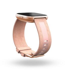 Fitbit Versa 2 Gewebe Pink
