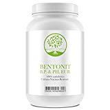 BENTONIT B.P. & Ph. Eur. - 1000g Pulver - Montmorillonit über 90% - Ultrafein in Pharmaceutischer Reinheit und Qualität - mikronisierter aktivierter Bentonit - Detox