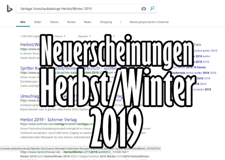 [News] Der Wunschzettel quillt über II - Neuerscheinungen im Herbst/Winter 2019
