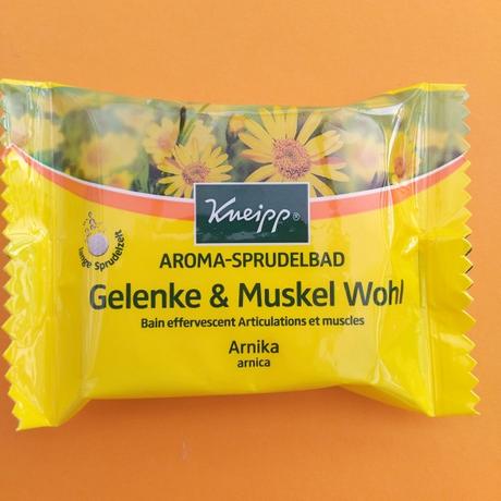 [Werbung] Kneipp Arnika Franzbranntwein Spray + Kneipp Aroma-Sprudelbad Gelenke & Muskel Wohl