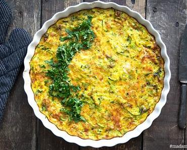 Zucchini-Frittata (italienisches Omelette)
