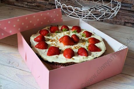 Am Sonntag gab es eine besondere Torte und warum mein Tierarzt sie bekommen hat #Rezept #Erdbeeren #Püpschen