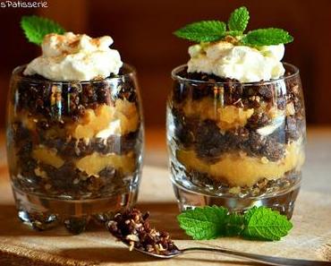 Süßes aus dem Norden: Verschleiertes Bauernmädchen [Pumpernickel-Apfel-Dessert]