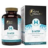 Nuvi Health 5-HTP - 200 Kapseln - 200 mg reines 5HTP - Laborgeprüft auf Wirkstoffgehalt - Peak-X...