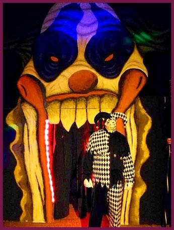 Horror- Halloweenhaus Lüneburg, Clown & Harlekin, Hobbyfamilie 