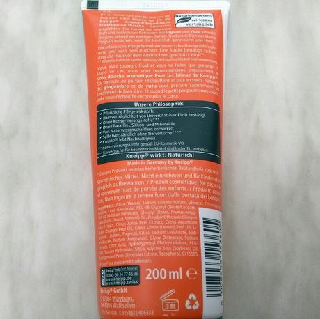 [Werbung] Kneipp Aroma-Pflegedusche Frostbeulen-Dusche