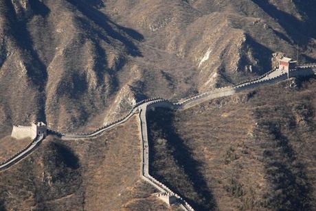 Chinesische Mauer vom Satelliten