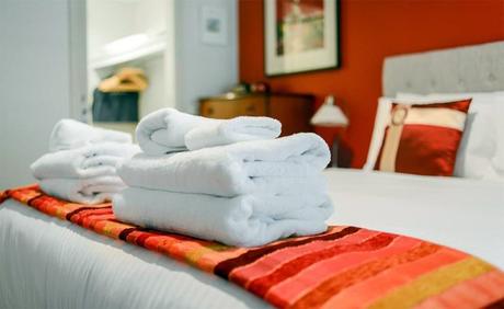 Handtücher im Hotel