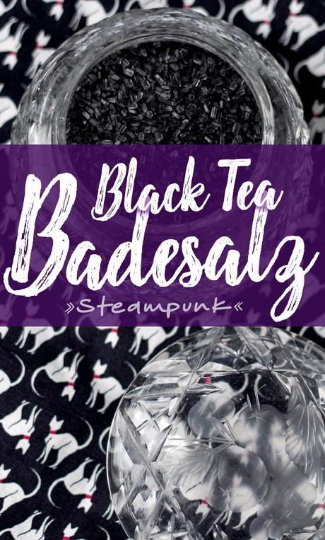 Erdendes Black Tea Badesalz »Steampunk« | Schwatz Katz
