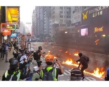 Impressionen aus Hongkong: Die Proteste halten an